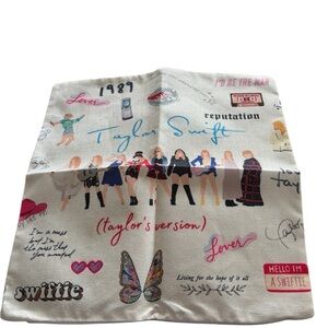 Swiftie Merch Square Pillow Cover 17X17” Taylor Swift Taylor’s Version Zipper